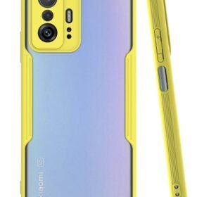 Xiaomi Mi 11T Pro Kılıf Platin Silikon - Sarı-(5796)