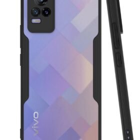 Vivo V21e Kılıf Platin Silikon - Siyah-(5796)