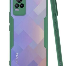 Vivo V21e Kılıf Platin Silikon - Yeşil-(5796)