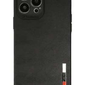 iPhone 13 Pro Kılıf Loop Deri Silikon - Siyah-(5796)