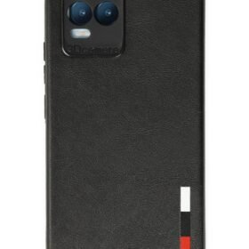 Realme 8 Kılıf Loop Deri Silikon - Siyah-(5796)