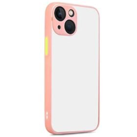 iPhone 13 Kılıf Montreal Silikon Kapak - Pembe-(5796)