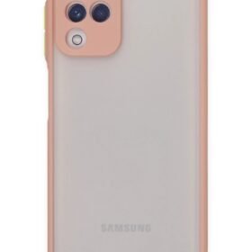 Samsung Galaxy A22 Kılıf Montreal Silikon Kapak - Pembe-(5796)