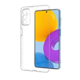 Samsung Galaxy M52 5G Kılıf Deluxe 2mm Şeffaf Silikon - Şeffaf-(5796)