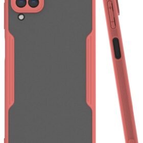 Samsung Galaxy A22 Kılıf Platin Silikon - Pembe-(5796)