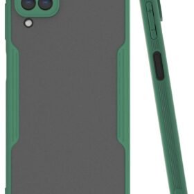 Samsung Galaxy A22 Kılıf Platin Silikon - Yeşil-(5796)
