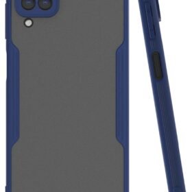 Samsung Galaxy A22 Kılıf Platin Silikon - Lacivert-(5796)