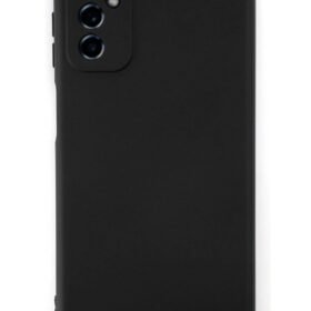 Samsung Galaxy M52 5G Kılıf Nano içi Kadife Silikon - Siyah-(5796)