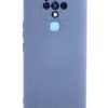 Tecno Camon 16 Kılıf Nano içi Kadife Silikon - Gri-(5796)