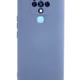 Tecno Camon 16 Kılıf Nano içi Kadife Silikon - Gri-(5796)