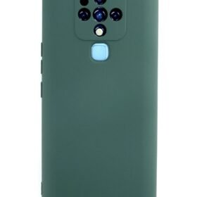 Tecno Camon 16 Kılıf Nano içi Kadife Silikon - Koyu Yeşil-(5796)