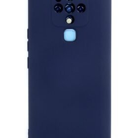 Tecno Camon 16 Kılıf Nano içi Kadife Silikon - Lacivert-(5796)