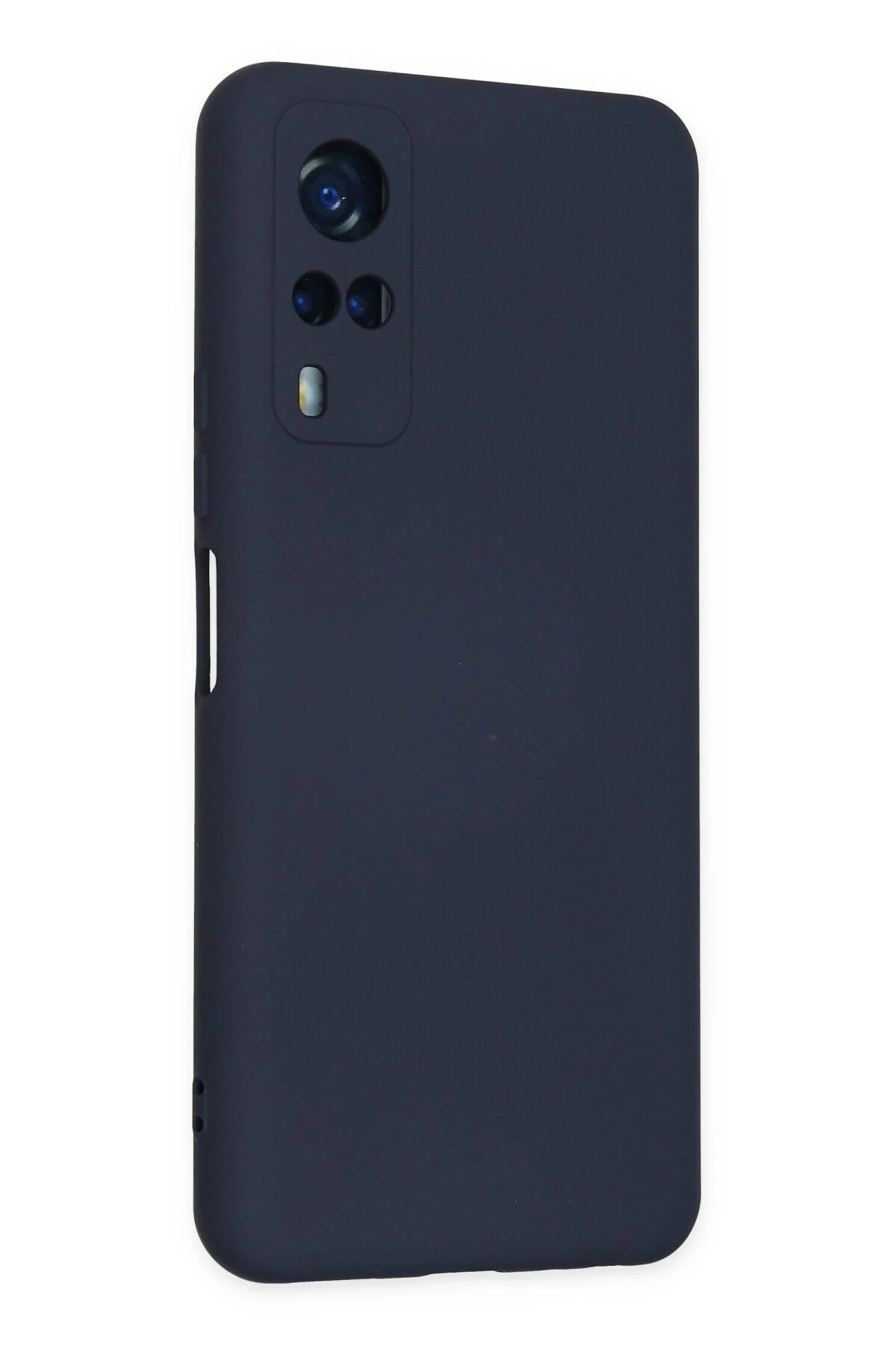 Vivo Y53S Kılıf Nano içi Kadife Silikon - Lacivert-(5796) - Görsel 2