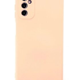 Samsung Galaxy M52 5G Kılıf Nano içi Kadife Silikon - Pudra-(5796)