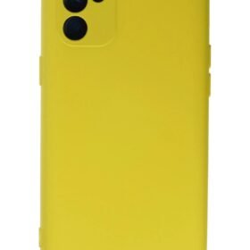 Oppo Reno 6 Kılıf Nano içi Kadife Silikon - Sarı1-(5796)