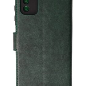 Samsung Galaxy A03S Kılıf Trend S Plus Kapaklı Kılıf - Yeşil-(5796)