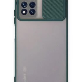 Xiaomi Redmi Note 11T Kılıf Palm Buzlu Kamera Sürgülü Silikon - Yeşil-(5796)