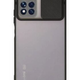 Xiaomi Redmi Note 11 Pro Plus 5G Kılıf Palm Buzlu Kamera Sürgülü Silikon - Siyah-(5796)