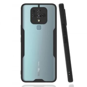 Tecno Camon 16 Kılıf Platin Silikon - Siyah-(5796)