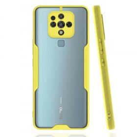Tecno Camon 16 Kılıf Platin Silikon - Sarı-(5796)