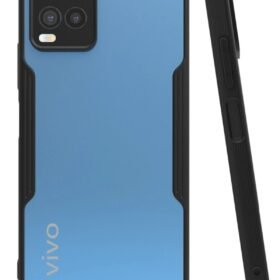 Vivo Y21S Kılıf Platin Silikon - Siyah-(5796)