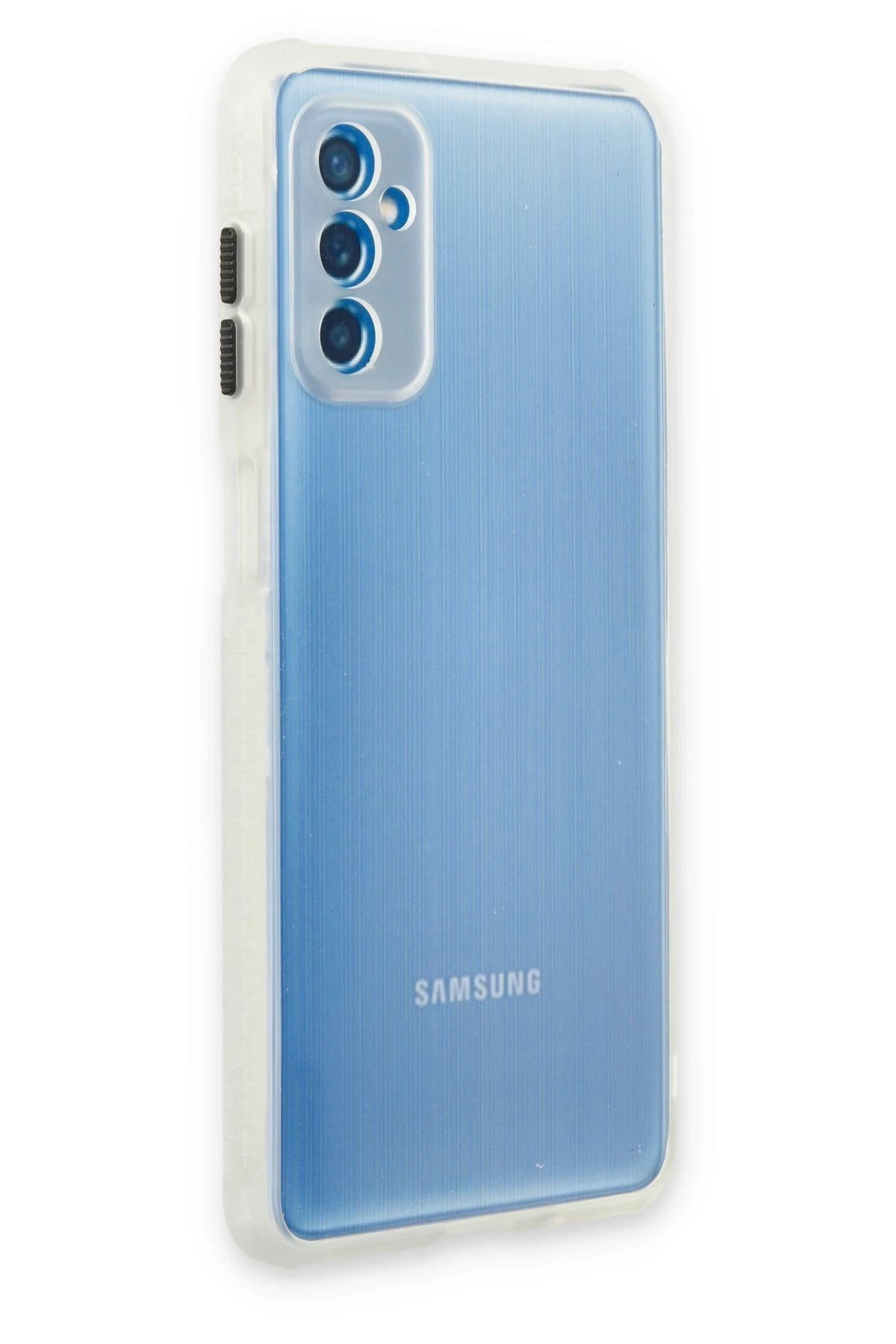 Samsung Galaxy M52 5G Kılıf Miami Şeffaf Silikon - Şeffaf-(5796) - Görsel 3