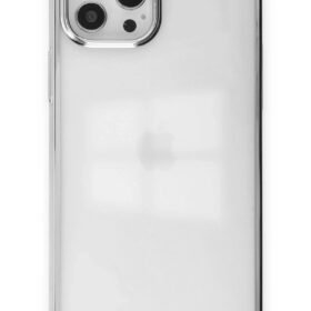 iPhone 12 Pro Max Kılıf Element Silikon - Gümüş-(5796)