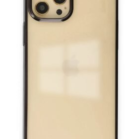 iPhone 12 Pro Max Kılıf Element Silikon - Siyah-(5796)