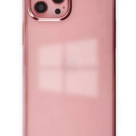 iPhone 12 Pro Max Kılıf Element Silikon - Pembe-(5796)