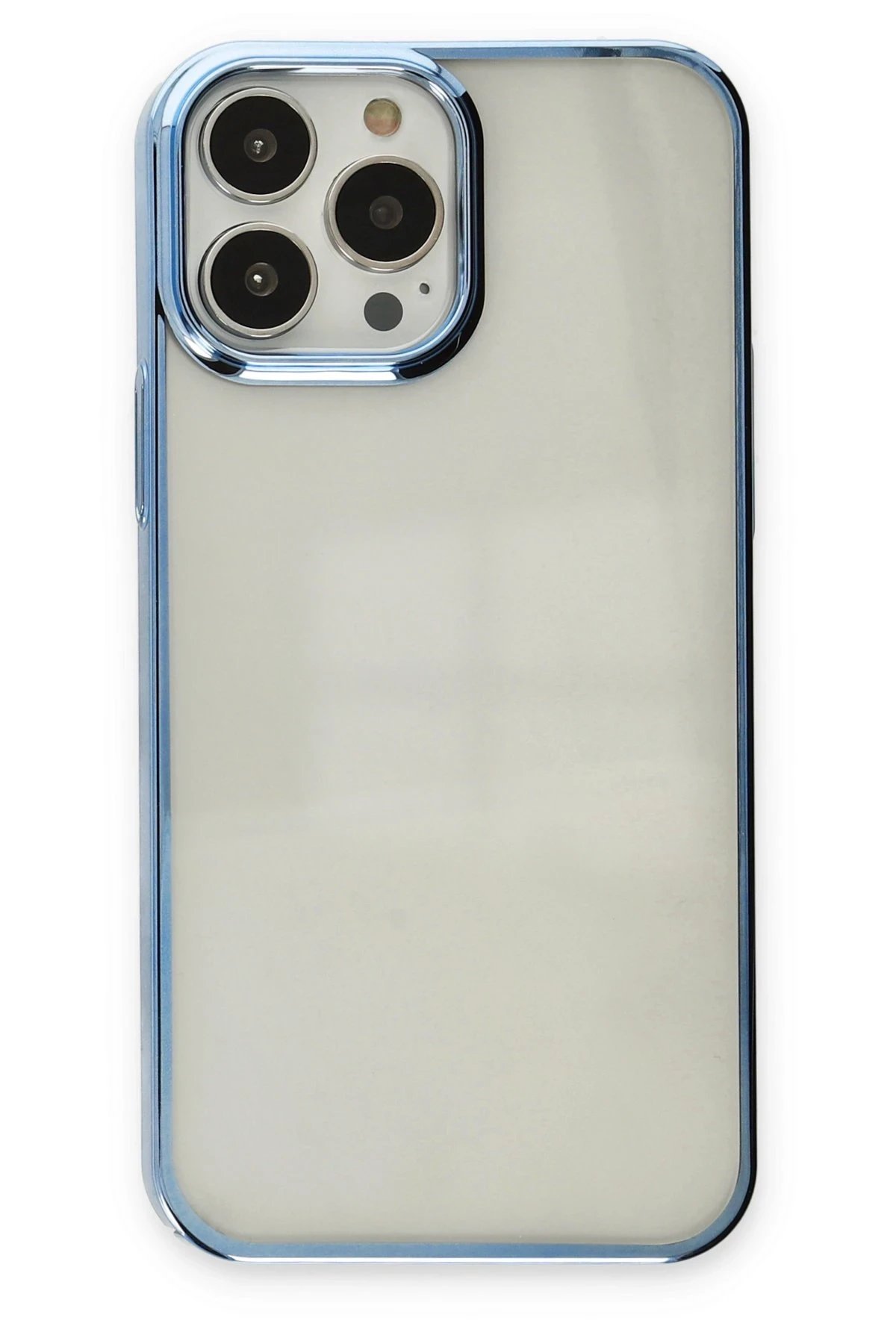 iPhone 13 Pro Kılıf Element Silikon - Sky Blue-(5796)