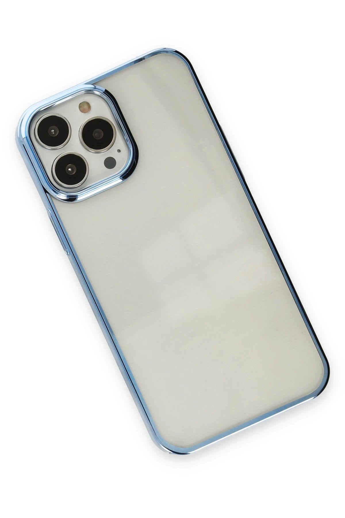 iPhone 13 Pro Kılıf Element Silikon - Sky Blue-(5796) - Görsel 2