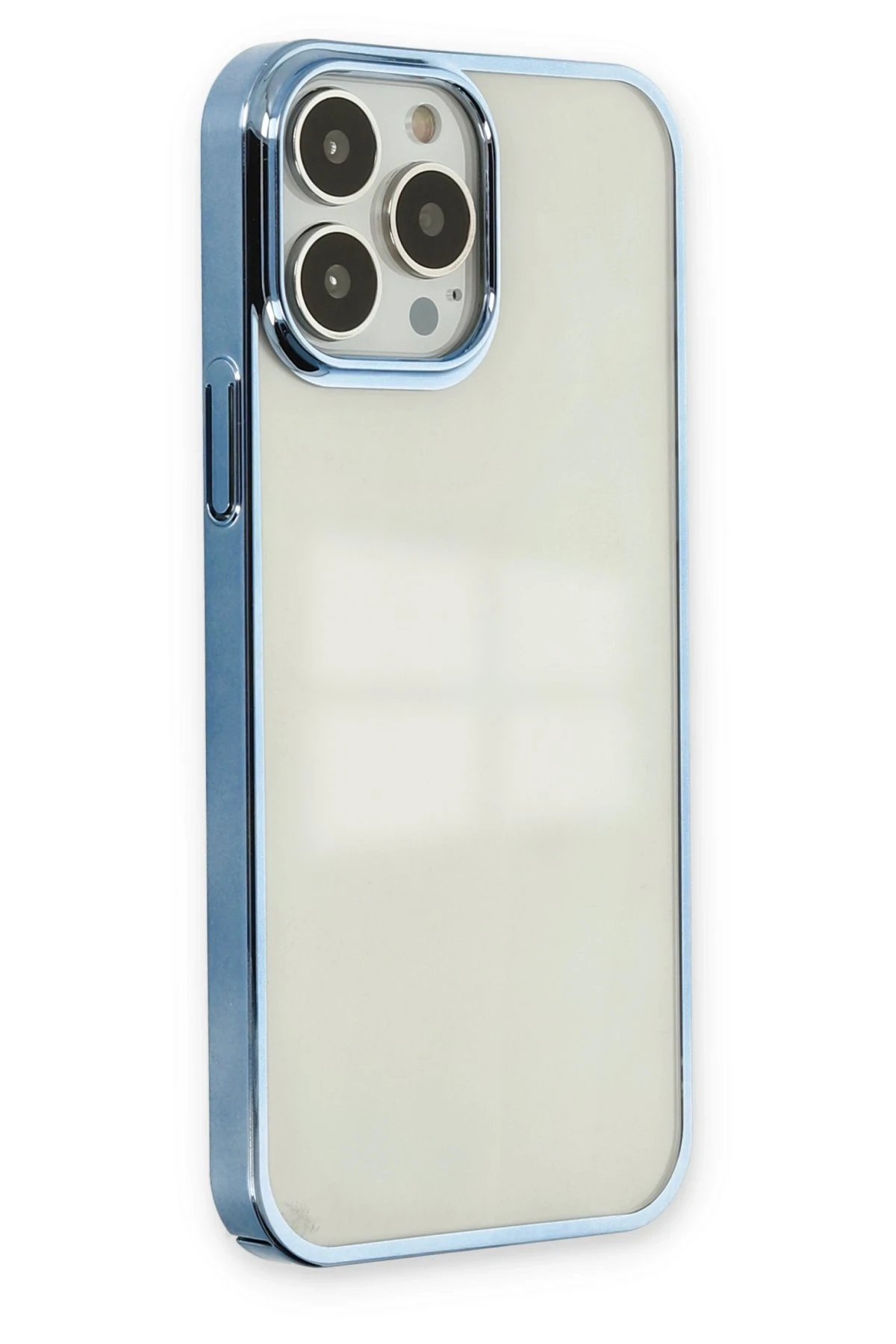 iPhone 13 Pro Kılıf Element Silikon - Sky Blue-(5796) - Görsel 3
