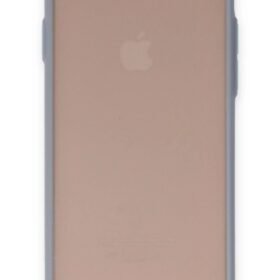 iPhone 6 Kılıf Montreal Silikon Kapak - Gri-(5796)