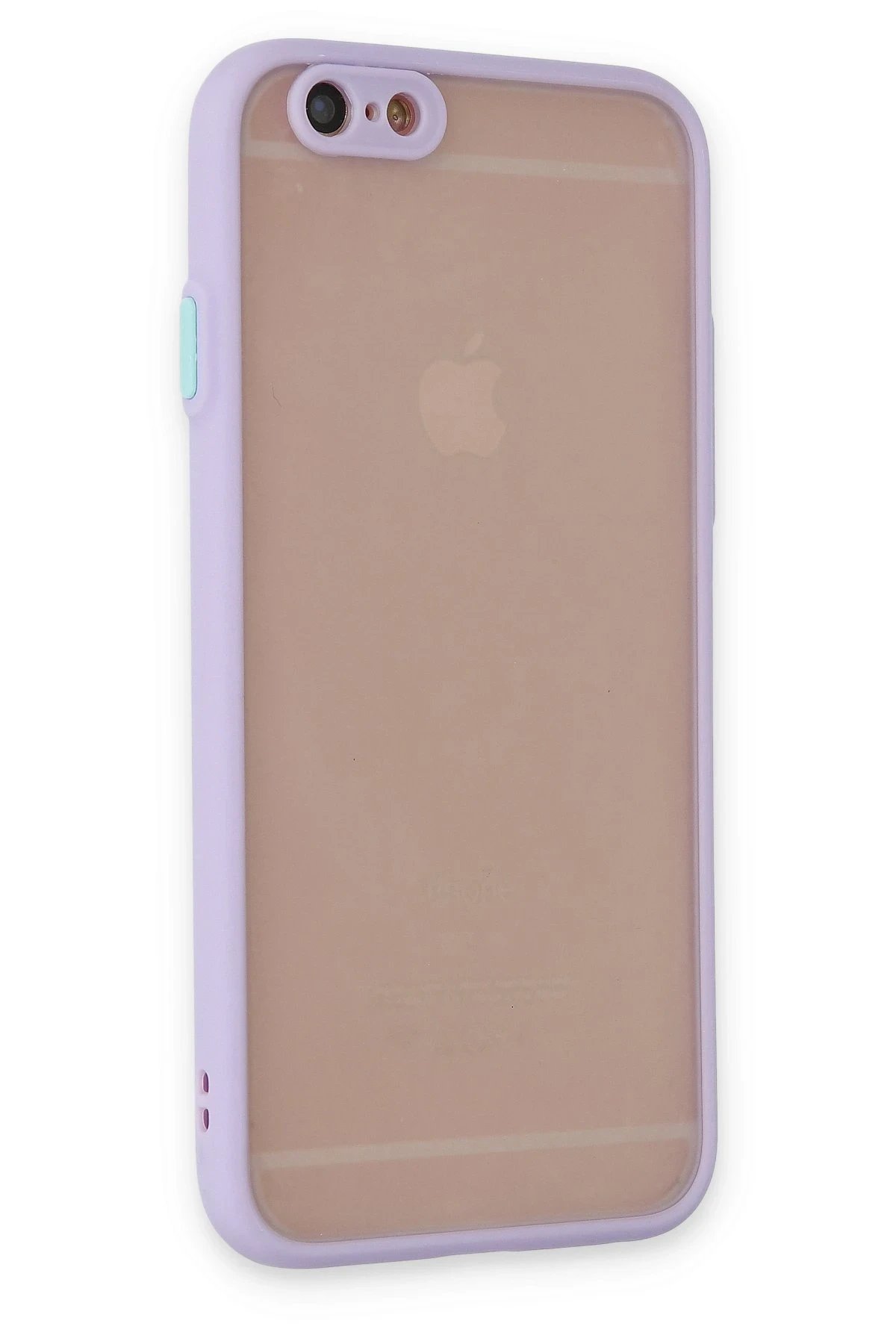 iPhone 6 Kılıf Montreal Silikon Kapak - Mor-(5796) - Görsel 2