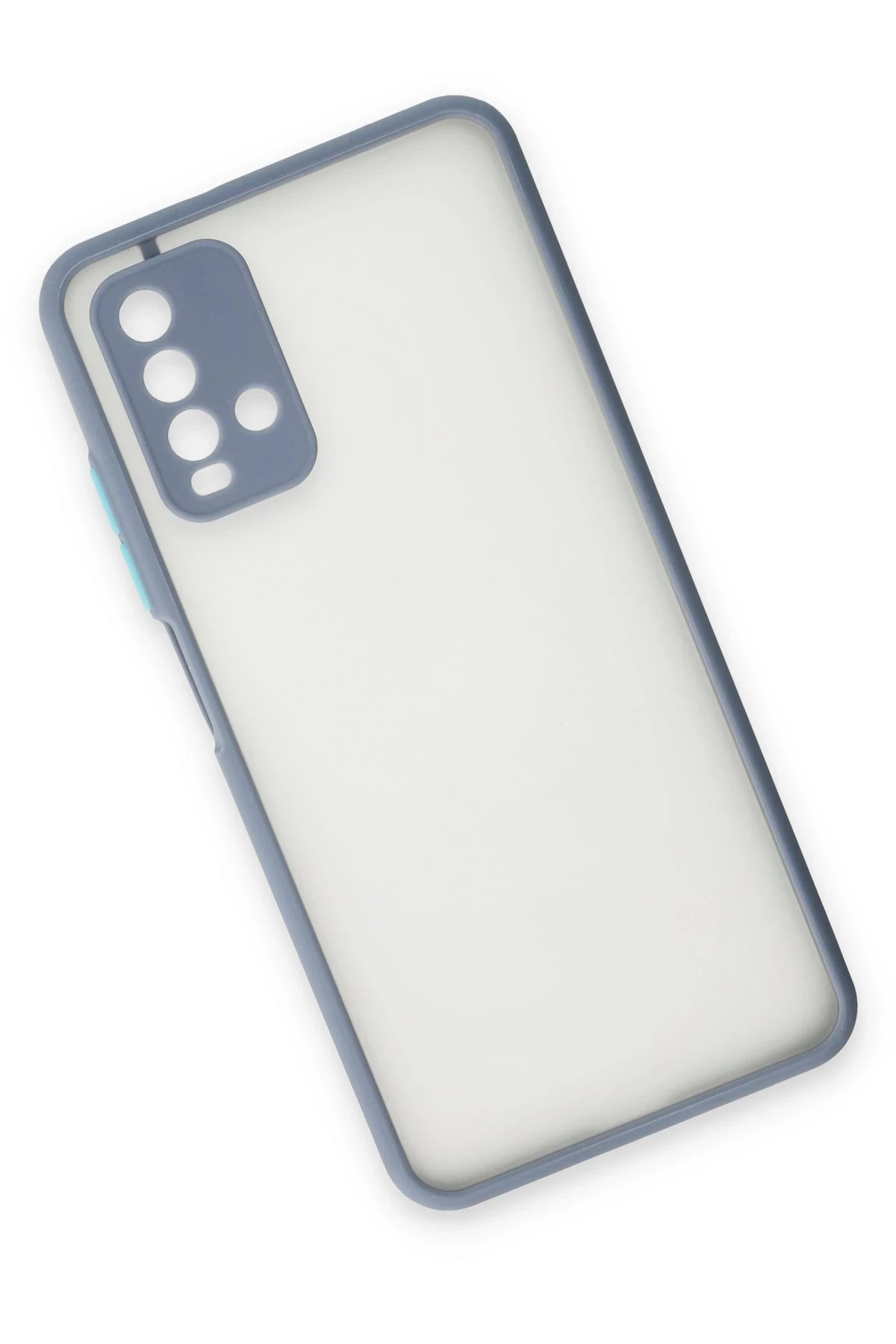 Xiaomi Redmi 9T Kılıf Montreal Silikon Kapak - Gri-(5796) - Görsel 2