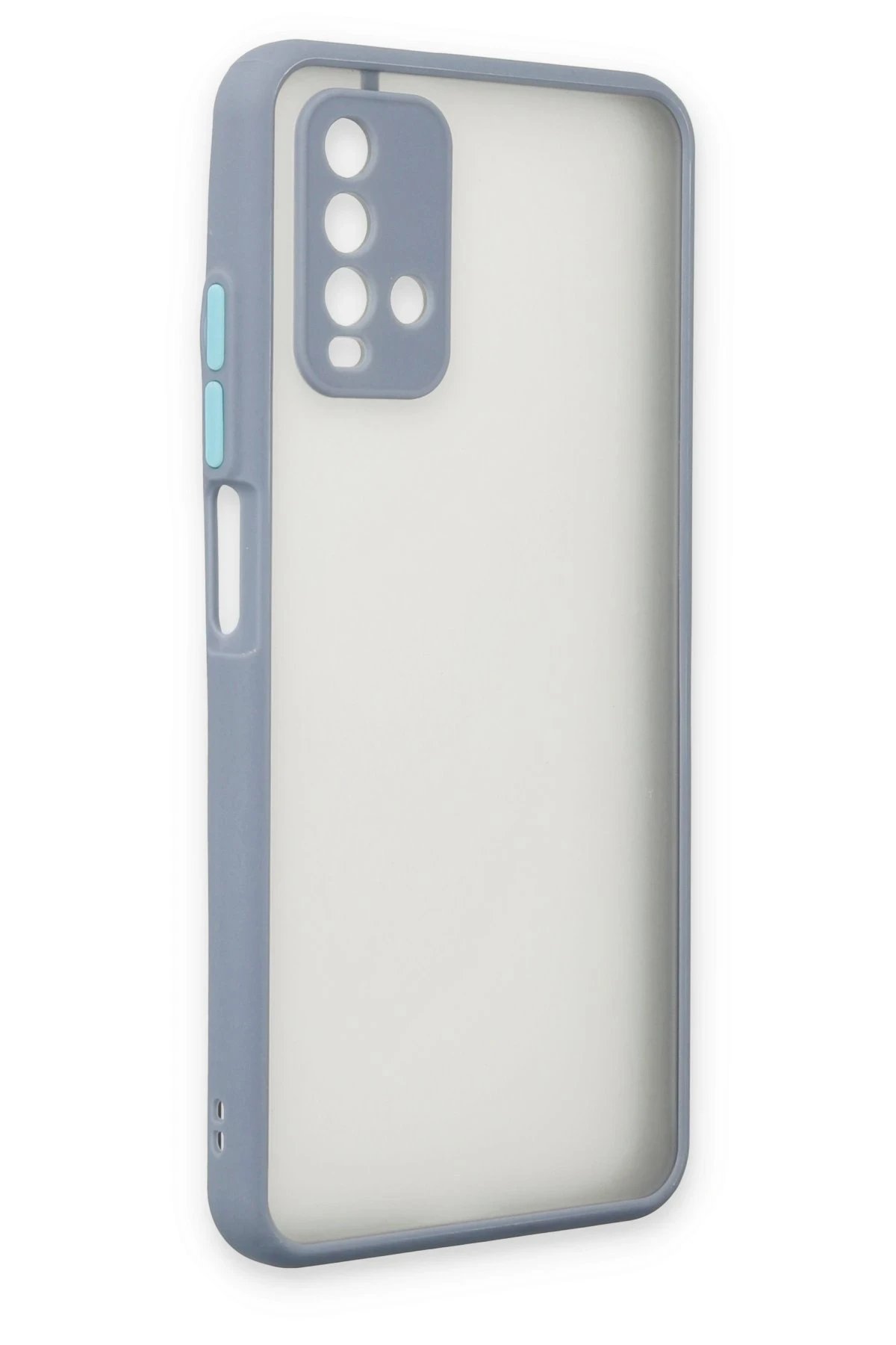 Xiaomi Redmi 9T Kılıf Montreal Silikon Kapak - Gri-(5796) - Görsel 3