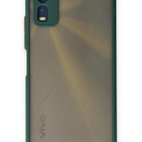 Vivo Y11S Kılıf Montreal Silikon Kapak - Yeşil-(5796)