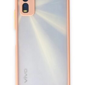 Vivo Y11S Kılıf Montreal Silikon Kapak - Pembe-(5796)