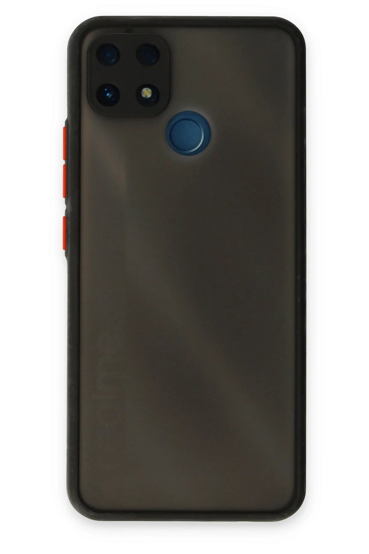 Realme C25 Kılıf Montreal Silikon Kapak - Siyah-(5796)