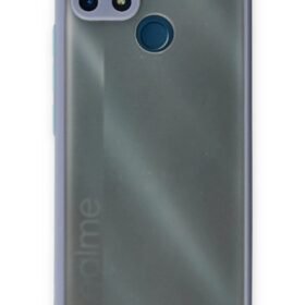 Realme C25 Kılıf Montreal Silikon Kapak - Gri-(5796)