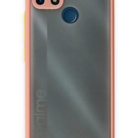 Realme C25 Kılıf Montreal Silikon Kapak - Pembe-(5796)