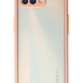 Oppo Reno 4 Lite Kılıf Montreal Silikon Kapak - Pembe-(5796)