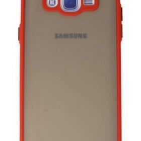 Samsung Galaxy J7 Kılıf Montreal Silikon Kapak - Kırmızı-(5796)