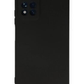 Xiaomi Redmi Note 11 Pro Plus 5G Kılıf Nano içi Kadife Silikon - Siyah-(5796)