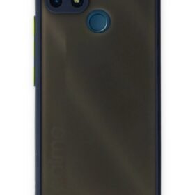 Realme C25 Kılıf Montreal Silikon Kapak - Lacivert-(5796)