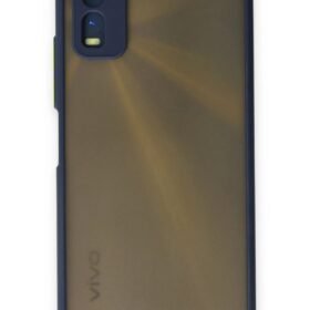 Vivo Y11S Kılıf Montreal Silikon Kapak - Lacivert-(5796)