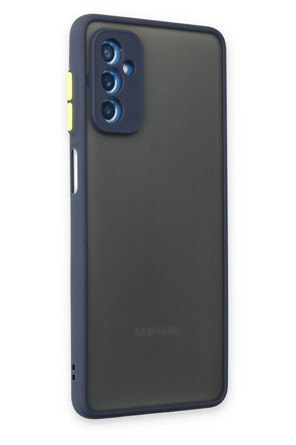 Samsung Galaxy M52 5G Kılıf Montreal Silikon Kapak - Lacivert-(5796) - Görsel 2