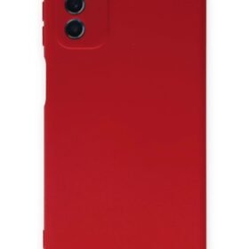 Samsung Galaxy M52 5G Kılıf Nano içi Kadife Silikon - Kırmızı-(5796)
