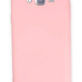 Samsung Galaxy J7 Kılıf Nano içi Kadife Silikon - Pudra-(5796)