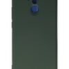 Huawei Mate 20 Lite Kılıf Nano içi Kadife Silikon - Koyu Yeşil-(5796)